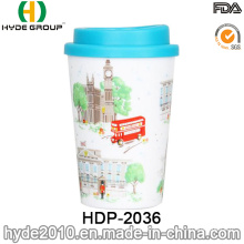 350ml Double Wall Printed Cup for Coffee (HDP-2036)